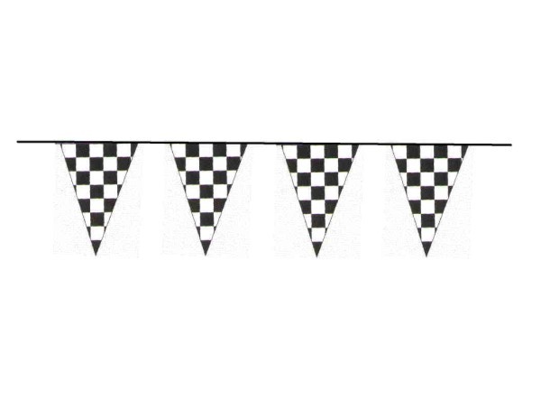100ft Pennant String- B/W Checker