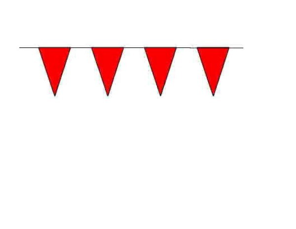 100ft Pennant String - Red