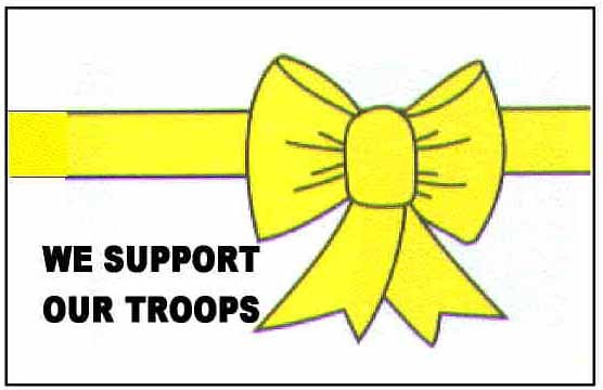Yellow Ribbon-We Support our Troops